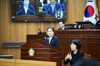 제393회 목포시의회 임시회 시정질문 대표이미지